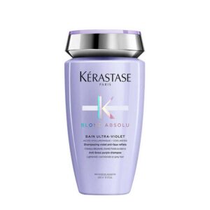 Kerastase Blond Absolu Bain Ultra Violet 250ml – shampoo antigiallo per capelli biondi, grigi, bianchi e platino